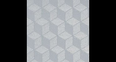 Raamfolie hexagon semi transparant 45 cm x 2 meter zelfklevend - Glasfolie - Anti inkijk folie