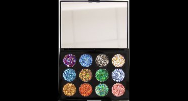 PXP Palette L'Automne pressed chunky glitter cream 12 kleuren 1.5 gram