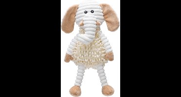 Beeztees Eco Olifant Oda - Hondenspeelgoed - Fleece - 100% Gerecycled - Beige - 36x30 cm