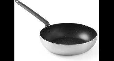 HENDI Wokpan – Aluminium – Marble anti-aanbaklaag – Ø 280 mm – Hittebestendig tot 260°C