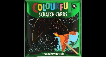 Scratch Kaarten - Vogels en Vlinders, 10 Vellen