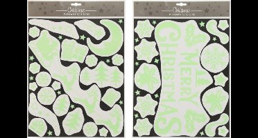 Raamstickers Glow in the Dark Kerst