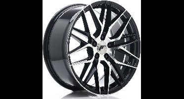JR-Wheels JR28 Velgen 18 Inch 8.5J ET40 5x112 Gloss Black Machined Face