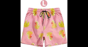 Bovista Zwembroek Heren - Zwem Broek Mannen - Badkleding - Zwemmen - Jongens - Swimming Shorts - Zomerbroek - Roze - Maat L