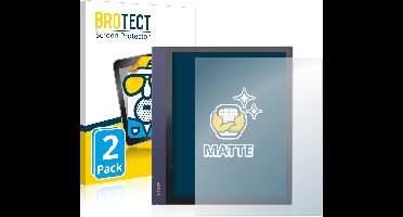 BROTECT - Screenprotector voor Boox Note Air 2 - Folie Beschermfolie matte 2 Stuks