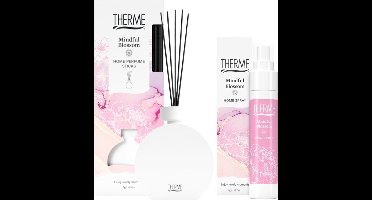 Therme Cadeauset Mindful Blossom Home - Therme Home Perfume Sticks Mindful Blossom - Therme Home Spray Mindful Blossom