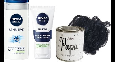 Nivea Cadeauset Papa Sensitive