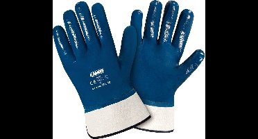 Lampa Zwarte Nitril Handschoenen - Size 10 - Heavy Duty - Chemisch Bestendig - Ideaal voor Werk en Onderhoud