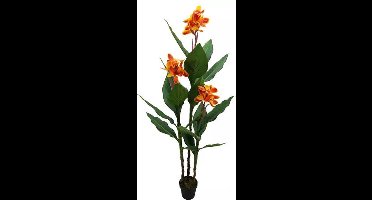 Kunstplant Canna Lily 3-Bloem 160 cm