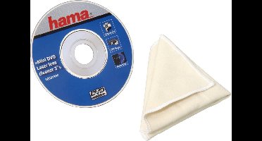 Mini-dvd met laserreinigingsschijf en microvezeldoekje