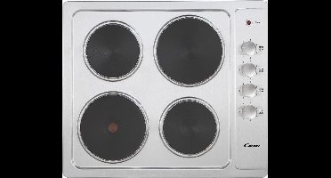 Candy CLE64KX Roestvrijstaal Ingebouwd 58 cm Gesealde plaat 4 zone(s)