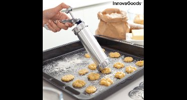 Koekjespistool - Koekjespers - Koekjes Vormen - Koekjesvorm - Bakspullen - 20 Vormpjes - 4 Spuitmonden