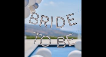 Ginger Ray - Letterslinger Bride To Be - zilver