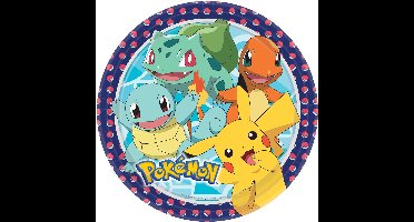 Riethmuller Pokémon Borden - Papieren bordjes voor kinderfeestje - 23 cm