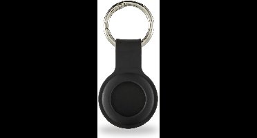 Hama Airtag Sleutelhanger Geschikt voor Apple Airtag - Krasbestendig beschermhoesje - Hoes op maat - Sleutelhanger makkelijk te bevestigen - Zwart