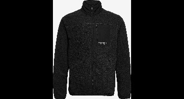 Björn Borg - Heren - STHLM Fleece Jacket - Wit/Zwart - Maat M