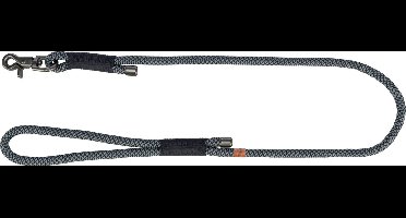 Trixie - Soft Rope Hondenriem Zwart / Grijs
