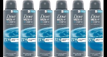 Dove Men+Care Deodorantspray Clean Comfort - 6 x 150 ml - Voordeelverpakking