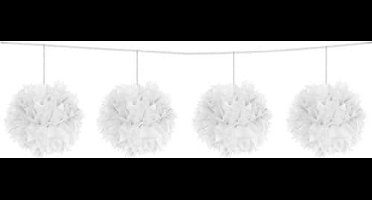 Folat - Pompom slinger Wit