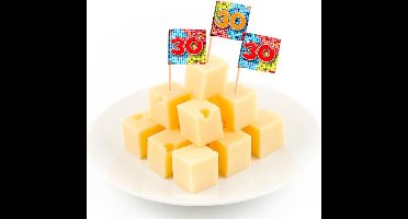 Folat - 30 Jaar Prikkers Birthday Blocks - 24 stuks