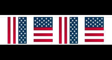 Folat - Vlaggenlijn USA Party Vierkant - (10 meter)