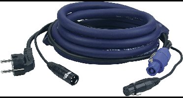 DAP Audio DAP Licht Power/Signaal kabel, Schuko male - Powercon male & XLR male - XLR female, 10 meter Home entertainment - Accessoires