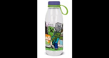 Minecraft Drinkfles met Schroefdop - 650 ml