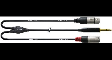 Cordial Insertkabel XLR m/f 1,8m Rean stekker CFY 1,8 VFM - Invoerkabel