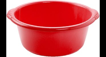 Plasticforte Afwasteiltje - 15L - rood - rond - afwasbak - 46 x 17 cm - teiltje - kunststof