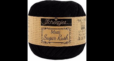 Scheepjes Maxi Sugar Rush 50 gram 110 Black