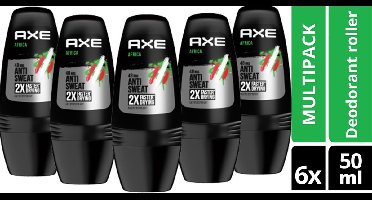 Axe Deo Roll-on – Africa Dry 50 ml - 6 stuks
