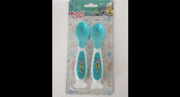 Woezel & Pip 2- delige Bestekset met zuignap