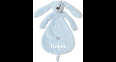 Happy Horse Blauw Knuffeldoekje met naam