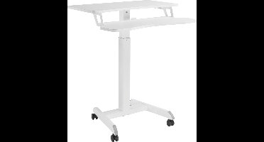 Bureau zit sta laptoptafel - verrijdbaar - hoogte verstelbaar