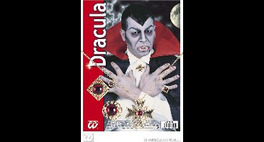 Dracula ketting met ringen Robijn