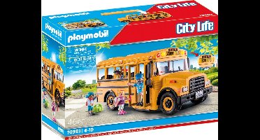 PLAYMOBIL City Life Amerikaanse schoolbus - 70983
