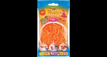 Strijkkralen 1000 Stuks Oranje Neon