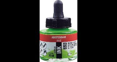 Amsterdam Acrylic Inkt Fles 30 ml Reflexgroen 672