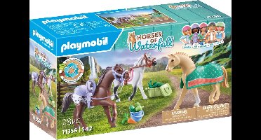 PLAYMOBIL Horses of Waterfall 3 paarden met accessoires - 71356