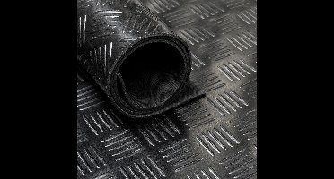 IVOL Rubbermat op rol Traanplaat 3mm - Breedte 50,5 cm - Rubber loper - Per strekkende Meter