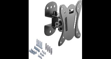 Platte TV beugel - Monitorbeugel - Draaibaar - Kantelbaar - VESA 75/100 - 13 t/m 27 inch - Allteq