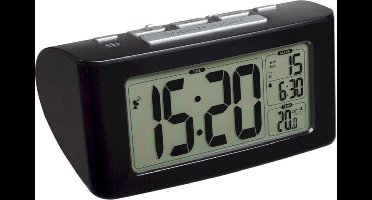 TFA Dostmann 60.2532.01 Wekker Zendergestuurd Zwart Alarmtijden: 1