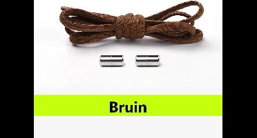 Bruine veters met lock