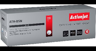 ActiveJet AT-85N toner voor HP-printer; HP 85A CE285A, CANON CGR-725 vervanging; Opperste; 2000 pagina's; zwart.