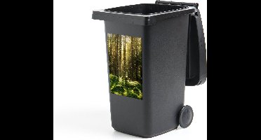 Container sticker Bomen - Bos - Mos - Planten - Zon - Natuur - 40x60 cm - Kliko sticker