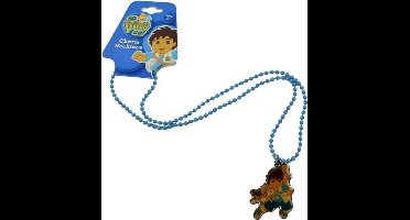 Nickelodeon - Go Diego Go - Ketting - Halsketting - Metaal - Blauw.