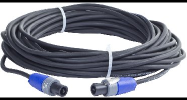 MUSIC STORE LS-Kabel 20m Speaker Twist PRO 2x 1,5mm² - Speakerkabel - Afgewerkt