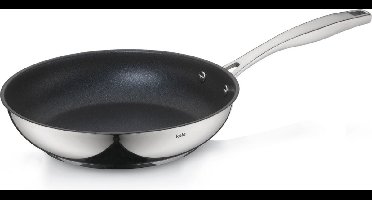Koekenpan, RVS, Non Stick, Ø 24 cm - Kela | Flavoria