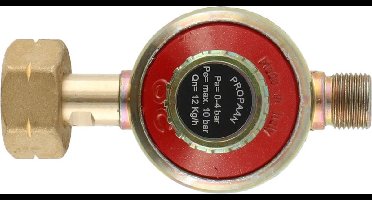 Gimeg instelbare gasdrukregelaar 0-4bar kombi X 3/8 inch links 6 kg