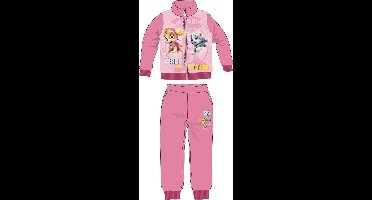 Paw Patrol set joggingpak / trainingspak / vrijetijdspak - Vest + Broek - Roze - Maat 98